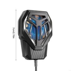 2025 고온 환경에서 원활한 작동을위한 백 클립 효율적인 전화 라디에이터가있는 새로운 모바일 냉각 장치, 1개