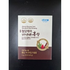 애터미 혈당케어 바나바 홍삼, 1개, 60g