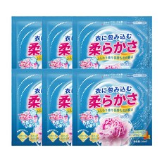 6包組 香氛衣物防靜電柔軟精(20ml/包) 小包裝 租屋洗衣必備 柔順劑 護衣精 護色 持久留香 抗皺, 6個, 20ml