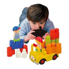 K's Kids 奇智奇思 遙控安全積木校車 12 塊積木, 1個