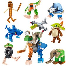 이탈리안 브레인롯 8종 캐릭터 블록 합체(1세트 8개), NO.7266, 1개