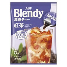AGF 농축 홍차 실론티 단 맛 있음 포션 희석용 6개입, 1개