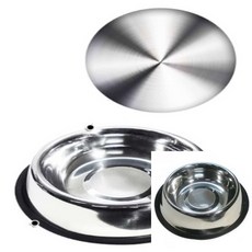 포근한잡화점 애견 인도산 스텐 식기 24oz 고양이식기 강아지그릇, one, 1개