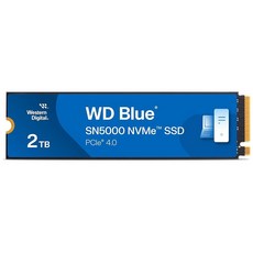 Western Digital 2TB WD Blue SN5000 NVMe 내부 솔리드 스테이트 드라이브 SSD - PCIe Gen 4.0 M.2 2280 최대 5 150MB/, Western Digital 2TB WD Blue SN