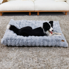 BingoPaw 강아지 방석 M-4XL 폭신 방석 하우스 방석 사각벙석 와플방석 커버분리 그레이, 그레이(GY), 1개