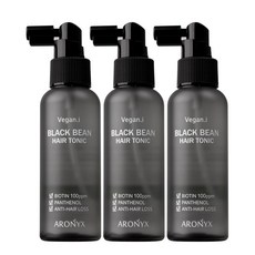 메디플라워 아로닉스 비건아이 블랙빈 탈모기능성 헤어토닉, 3개, 100ml