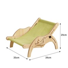 프리미엄 캣 그네 소파 해먹, 1개, 스타일 A 클래식 패브릭 캣 라운