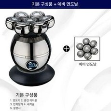 머리면도기 트리머 헤어 안전면도기 머리 이발기, 세트예비 날, 1개, 1L