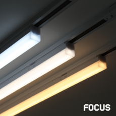 포커스 LED T7 라인조명 600mm 900mm 1200mm 티타이 레일조명 플리커프리, 1개, T7 900mm 25W 전구색(노란빛)