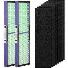 FLT4825 HEPA 필터 B 교체 G-가드 공기청정기 모델 AC4825 AC4300 AC4800 AC4850PT AC4900CA AC4820 AP2200CA 및 8개의 활성탄, Filter B Pet Pure