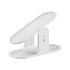 ecoco 雙層鞋架 防滑鞋子收納架, 【白色／2入】雙層鞋架, 1個