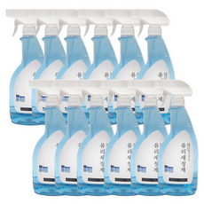 600+ 유리세정제 /유리창 묵은때광택제 좋은세상협동조합, 12개, 100ml