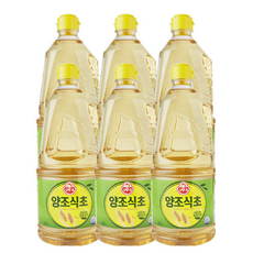 오뚜기 양조식초, 6개, 1.5L