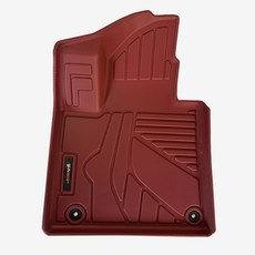 가온 TPE 카매트 입체 바닥 매트 1열+2열, 버건디, 필랑트 하이브리드 26년~