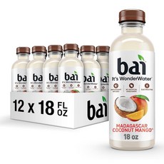 Bai Cocofusions Puna 코코넛 파인애플호환 항산화 주입 음료 453.6ml(18온스) 268316, 453.6ml