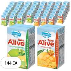 덴마크 테이크 얼라이브 망고 24p + 스위티자몽 24p, 120ml, 144개