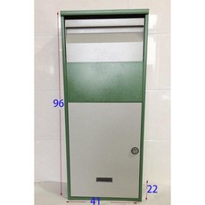 무인 도서 반납함 책 반납기 도서관 철제 야외 캐비닛, 미디엄 그린 96x41x22