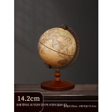 고급 무중력 LED 조명 자기부상 회전 지구본 인테리어 거실 서재 사무실 장식용 소품, 창의적 미니 14.2CM 등 없음 영어
