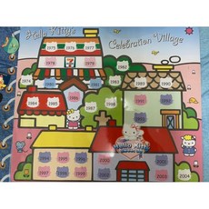 Hello Kitty 30週年紀念 3D磁鐵珍藏收集板