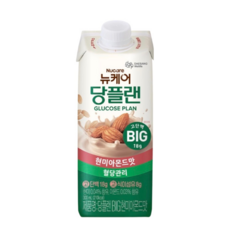 뉴케어 당플랜 현미아몬드맛 BIG 고단백 당뇨영양식, 18개, 300ml