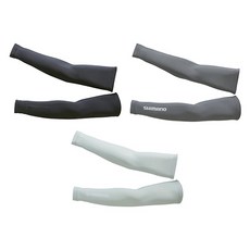 SHIMANO AC-004V 防曬涼感袖套 AC-061Y 防潑水袖套, 1個, AC-061Y 防潑水袖套黑色M
