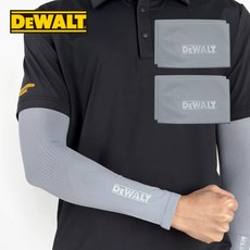 디월트 무봉제 자외선차단 쿨토시, 2개, 그레이