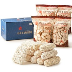 스마일청년 서산생강한과 김순주한과 선물세트 유과 산자, 1박스, 2kg
