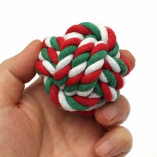 강아지 로프볼 장난감 6cm 강아지가좋아하는장난감