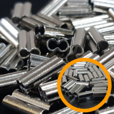 낚시 자작채비 소품 외슬리브 쌍슬리브 국내산 100개입 200개입 대량구성, 외슬리브1.4mm