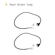KAABO Mantis 리어 브레이크 램프 데크 회전 신호 LED 라이트 TL10GT 스쿠터, 2pcs brake