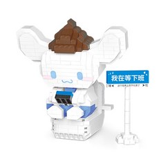 퍼즐피플 나노블럭 중형 캐릭터 시리즈, 구분, [퍼즐피플 나노블럭]화캉스 시나모롤, 1개