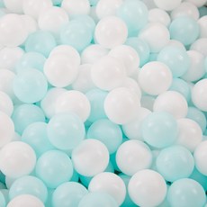 유아동마루 아기볼풀공 5.8cm 혼합 색상 100P/200P 국산 KC인증, 민트+화이트100P, 1개