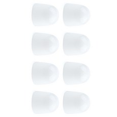 8Pcs 화장실 액세서리 장식 커버 변기 푸시온 볼트 나사 캡, White