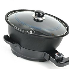 슈퍼 멀티 파티쿠커 미니전기냄비 유리뚜껑냄비 휴대용전기냄비, 허니문 슈퍼 파티쿠커 DW-7700