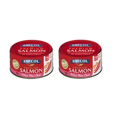 사프콜 크리미엄 살몬 연어 통조림 마일드 레드 칠리 Safcol Salmon Mild Red Chilli, 95g, 2개