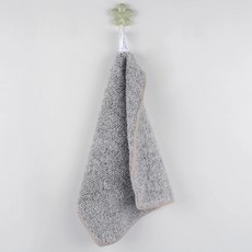 《方巾》有機竹炭超細纖維抹布手帕，吸水性佳、抗菌、手感柔順，小孩學校適用, 1個