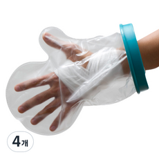 퍼스타 기브스 방수커버 성인손목 FS-2104, 혼합 색상, 4개