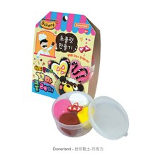 Donerland 韓國 魔法玉米黏土 遊戲桶 小球 花朵 大球 運動黏土 兒童黏土 遊戲黏土 美勞手作 迷你黏土, 1個, 巧克力 / 6245