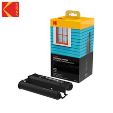코닥 도크 ERA 에라 / 도크플러스 전용 카트리지 4x6 인치 80매 6인치 인화지, 코닥 6인치 카트리지 80매, 1개