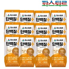 (대영) 파스퇴르 단백질 플러스 곡물맛 프로틴음료, 195ml, 12개