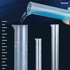 눈금 플라스틱 매스실린더 50ml플라스틱 실습, 500ml