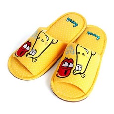 옐로우 리빙 슬리퍼 거실 실내화 사무실 라바 신발 19787ea 1(PC)
