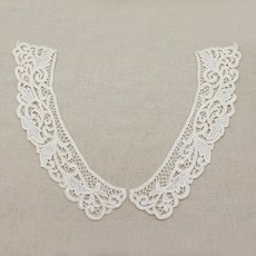 (좌우세트) 내추럴 리프 네크라인 모티브(NM-11), 1개