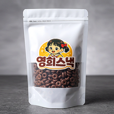 영희스낵 밀크 초코룹스 초코링, 1개, 190g
