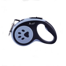 아미토 꼬임방지 강아지 자동 리드줄 강아지목줄, 블랙, 1개