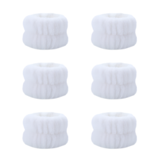 유니별 세안 손목밴드 물젖음 방지, 6개, 화이트