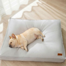 강아지 방석 반려동물 사계절 애견 고양이 방석 대형 패드 매트 침대, 그레이 65X50