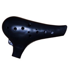 명창 실버스타 오카리나(흑색)알토C, 흑색, 1개, 오카리나