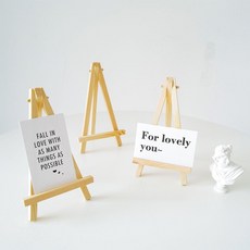 미니 원목 나무 이젤 액자 받침대 15x8cm DD-11435jin3+9sRI