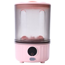 嚴選內褲洗衣機內衣洗衣杯洗襪子全自動小型便攜無線迷你懶人神器, 如圖所示, 【粉色】YC-007內衣洗衣機+底部排水
